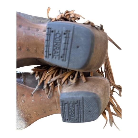 Corral Boots Mayela Fringe Cowboy Boot Women size 8.5 - Picture 8 of 10